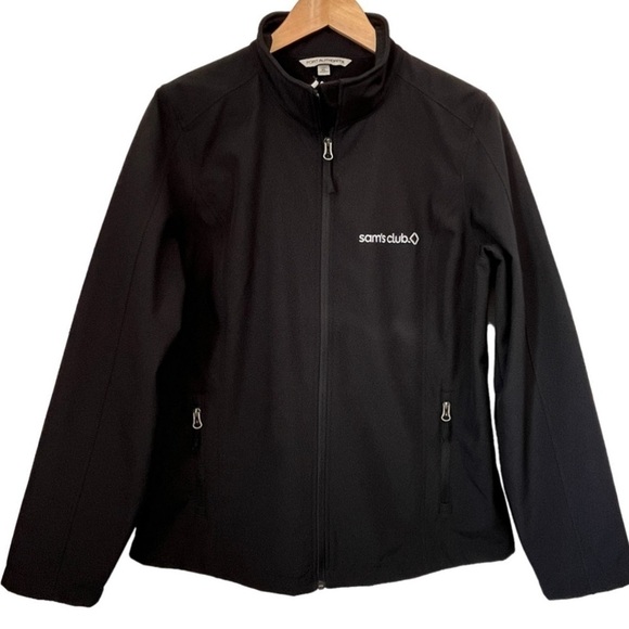 Sam’s Club Employee Soft Shell Fleece Lined Black Jacket Women’s Size XL - Picture 1 of 8